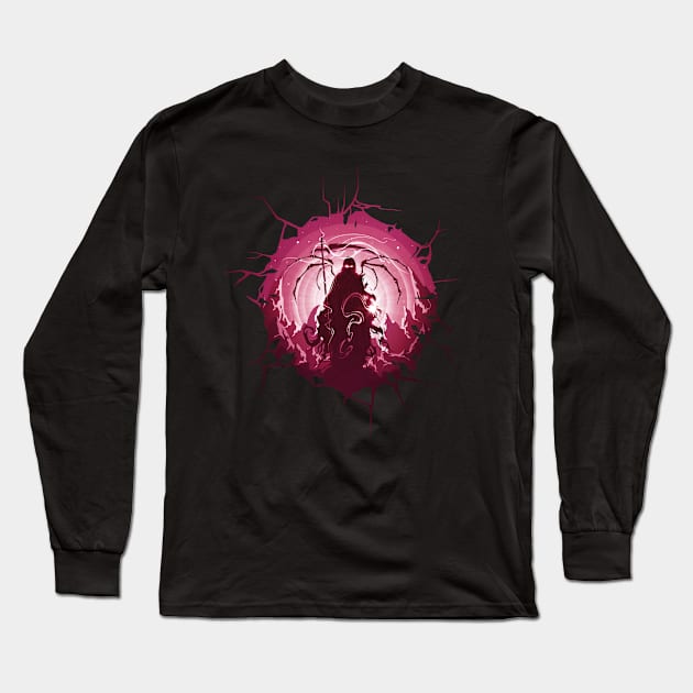 Grim Reaper Long Sleeve T-Shirt by Prok_Art